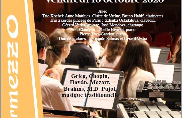 Concert Intermezzo Le 16 Octobre 2020